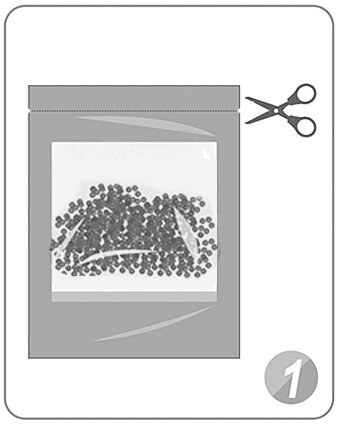 Usage Instructions for Self-standing Moisture Absorber Bag