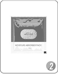 Usage Instructions for Self-standing Moisture Absorber Bag